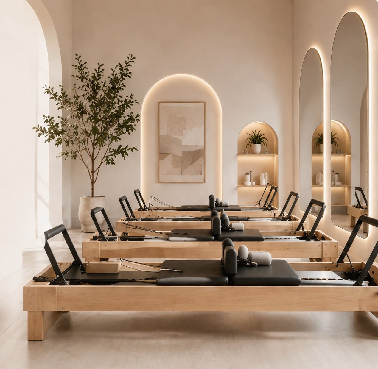 Happy Core Pilates reformer studio in Lehi, Utah